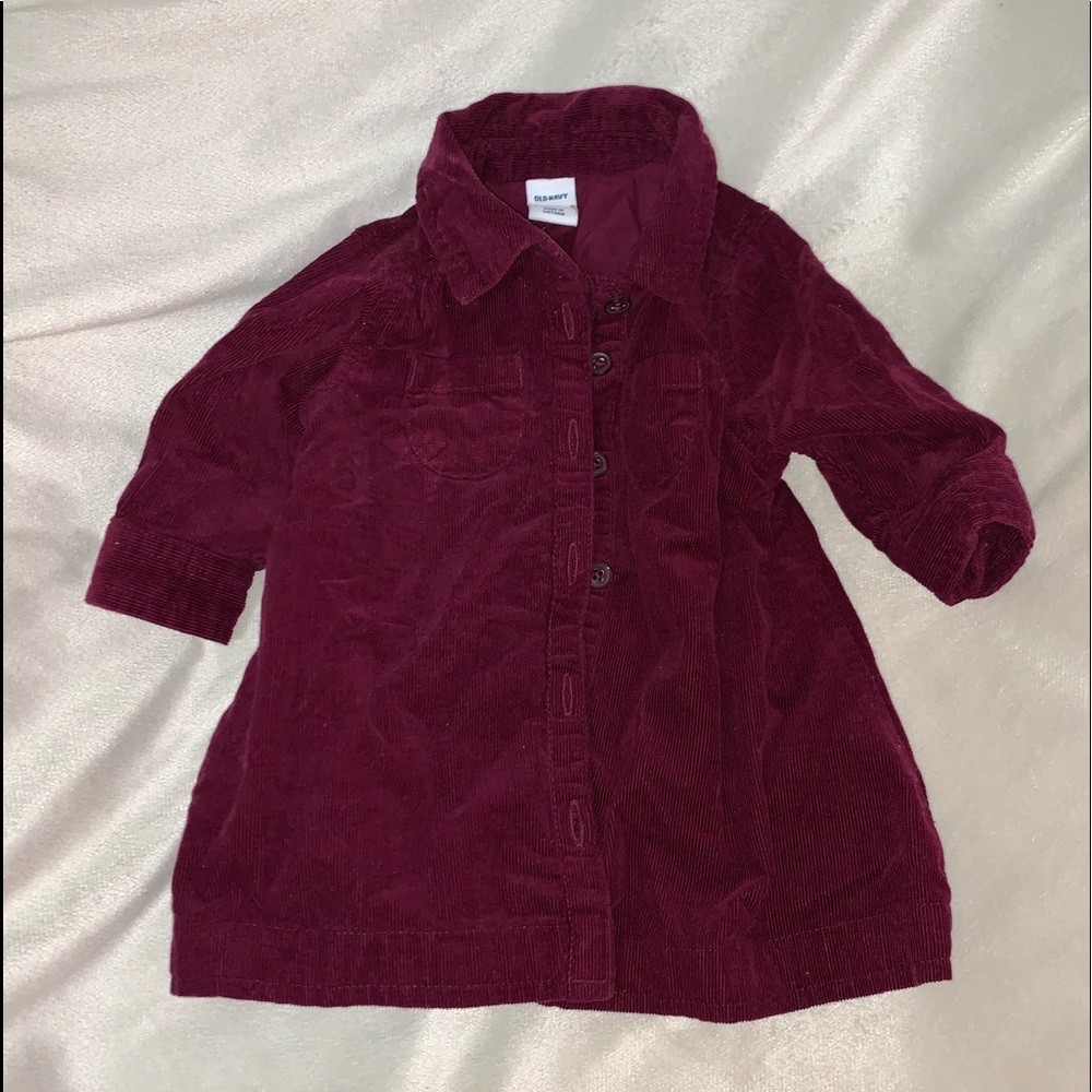 Baby girl button up dress